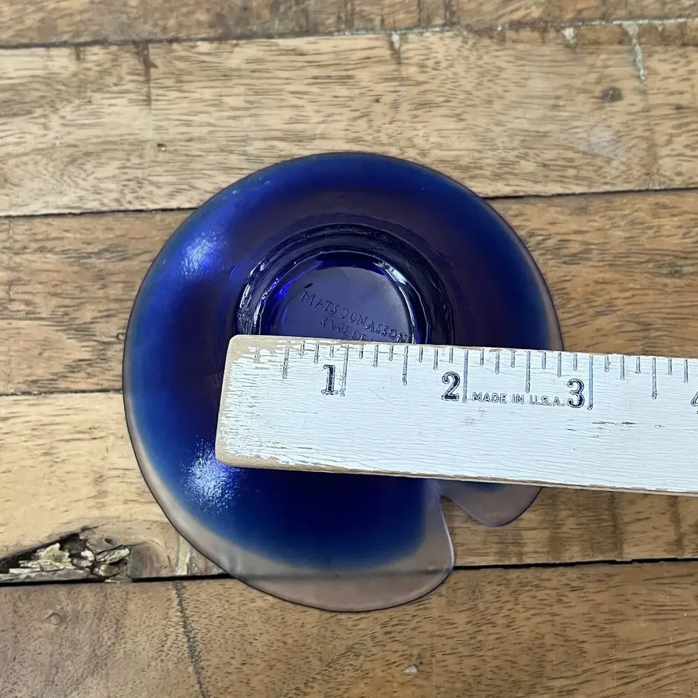 Vintage Mats Jonasson Sweden Lead Crystal 